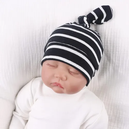 Miniatura 5 de Newborn Hats for Boys Cotton Newborn Beanies Autumn Winter Infant Baby Girls Hat 0-12 Months