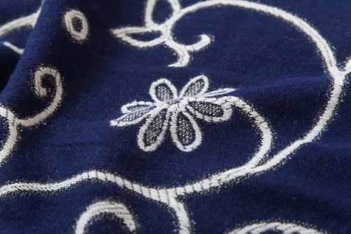 Miniatura 6 de Poncho con flecos, con estampado vintage, estilo retro, a la moda, para mujer. Capa, chal.