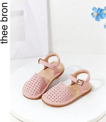 Miniatura 28 de THEE BRON Sandalias cómodas para niñas, zapatos para niños, sandalias rellenas