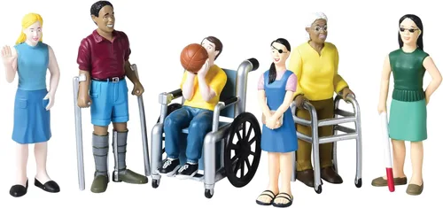 Miniatura 10 de Cre8tive Minds Juego de Simulación Familias Multiculturales, Figuras de Juguete Diversas para Niños, Detalles Realistas, Juguetes de Aprendizaje