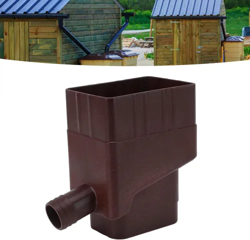 Miniatura 6 de Sistema de recolección de agua de lluvia, kit desviador de lluvia con manguera de 4 pies para desviar agua, se adapta a bajante estándar de 2 x 3