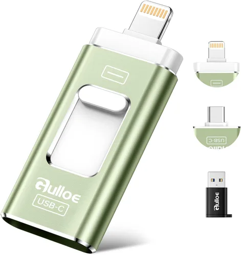 Miniatura 11 de Gulloe Unidad flash de doble interfaz de 256 GB para almacenamiento de teléfono, fotos, videos, respaldo USB de teléfono, tarjeta de memoria externa