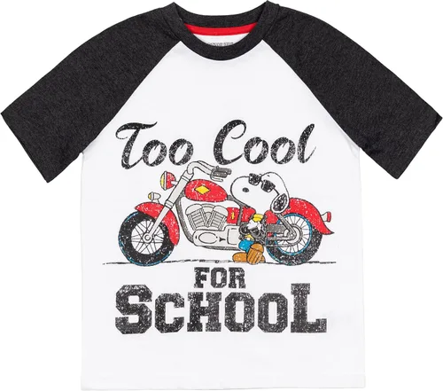 Miniatura 4 de Peanuts Woodstock Snoopy Charlie Brown - Paquete de 3 camisetas para niños pequeños y grandes