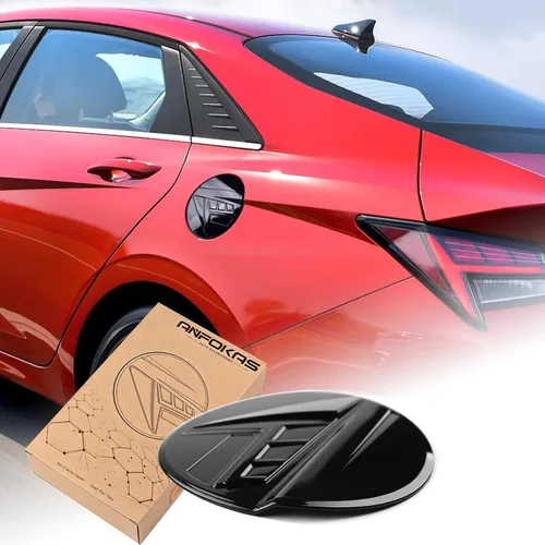 Miniatura 3 de Compatible con Hyundai Elantra 2025 2024 2023 2022 2021 Accesorios para Exterior Deportivo del Coche Cubierta del Tanque de Combustible Tapa