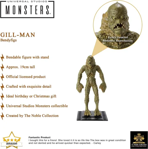 Miniatura 3 de BendyFigs Monstruos universales de la laguna negra