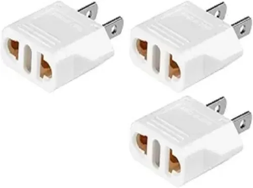 Miniatura 6 de Adaptador de enchufe europeo a EE. UU. - Australia, China, Italia, Suiza, Europa a Estados Unidos Adaptador de viaje - Convertidor de salida
