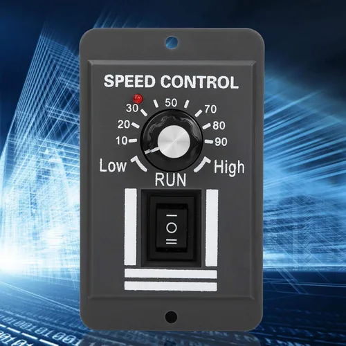 Miniatura 6 de Controlador de velocidad del motor DC 12-60V 10A, regulador de velocidad del motor eléctrico de marcha atrás hacia adelante Controlador de velocidad