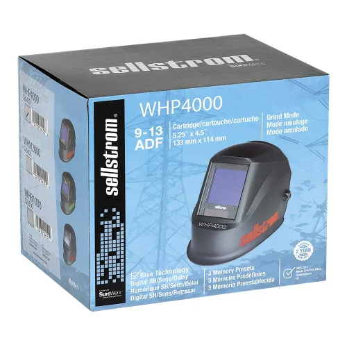 Miniatura 8 de Sellstrom Ligero, diseño ergonómico, nailon, tecnología de lente azul extragrande, comodidad durante todo el día, excelente claridad óptica, casco