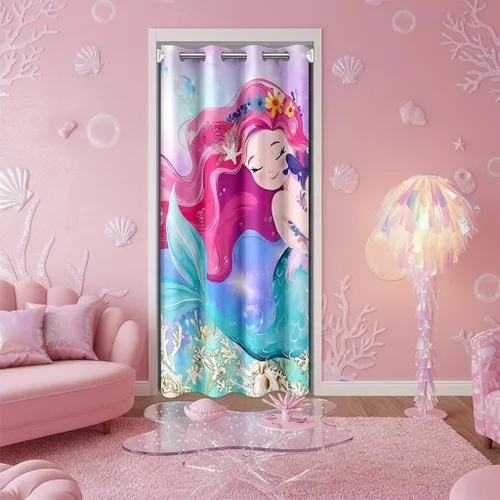Miniatura 47 de Castle Fairy Cortina con estampado de piel de vaca para jóvenes adultos, diseño abstracto de piel de vaca blanca y granate, cortina opaca