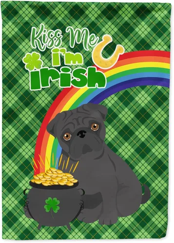 Miniatura 71 de Caroline's Treasures WDK4731GF - Bandera decorativa para jardín del día de San Patricio, color negro y tostado, Airedale Terrier, para jardín