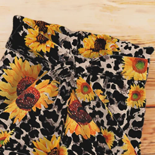 Miniatura 70 de Kucnuzki Conjunto de ropa para bebé niña pequeña, camisa de manga con volantes, pantalón floral, ropa de otoño e invierno para niña