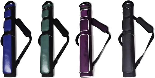 Miniatura 9 de Estuche de transporte para palo de billar Champion 2x4, 3x6 de nylon/piel sintética, 4S2B, 6S3B