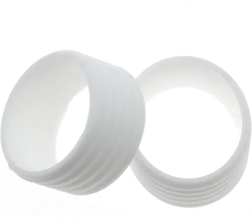 FDXGYH Agarre para raqueta de tenis, anillo de goma con agarre antideslizante para raqueta de tenis de bádminton absorbente en su lugar, color negro