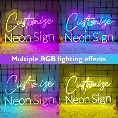Miniatura 5 de Letreros de neón LED, hechos a mano, para boda, fiesta de cumpleaños, hogar, habitación, tienda, logotipo, bar, novia, regalos, nombre, luces