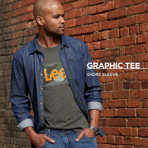 Miniatura 4 de Lee Camiseta estampada de manga corta para hombre