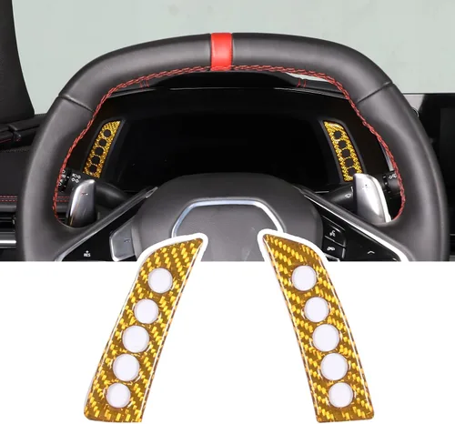 Miniatura 7 de Adhesivo suave de fibra de carbono para panel de instrumentos, compatible con Chevrolet Corvette C8 2020-2025, accesorios adhesivos para panel