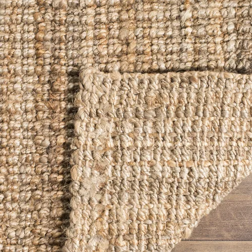 Miniatura 3 de SAFAVIEH Natural Fiber Collection - Alfombra de pasillo, 2 x 8 pies, marrón natural, yute hecho a mano, estilo granja, pelo grueso con textura