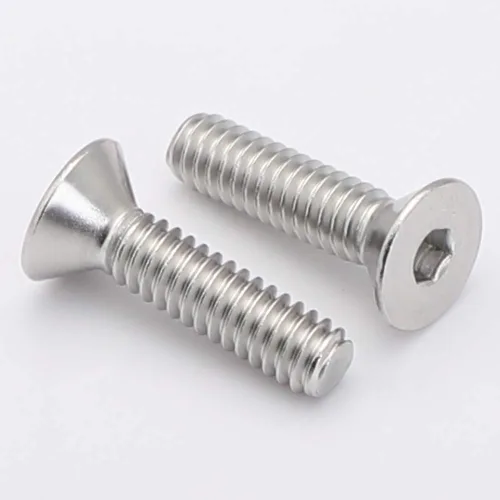 Miniatura 3 de Tornillos de cabeza plana M8 x 1.575 in, pernos avellanados, acero inoxidable 304, acabado brillante, DIN 7991, unidad de enchufe Allen, 10