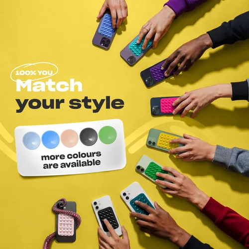 Miniatura 4 de OCTOBUDDY Classic - Funda adhesiva de silicona con succión para teléfono - Manos libres, soporte de agarre fuerte para selfies y videos - Compatible