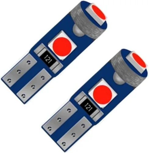 Miniatura 2 de Bombilla LED para tablero de luces súper rojas brillantes, T5 74 37 Bombilla LED con enchufe de bloqueo giratorio PC74 PC37, para tablero