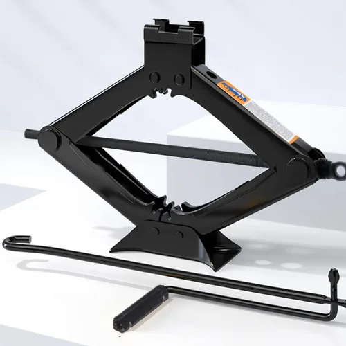 Gato de tijera para coche - 3.0 toneladas (6614 libras) | Kit de gato de coche - Gato de neumático | Portátil, | Ideal para SUV y automóviles - con
