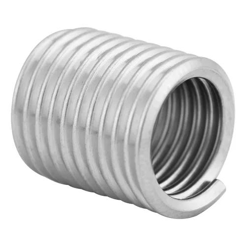 Miniatura 6 de Insertos de hilo de alambre, 100 piezas de acero inoxidable helicoidal de alambre helicoidal insertos de rosca de tornillo M8 x 1.25 x 2D Kit