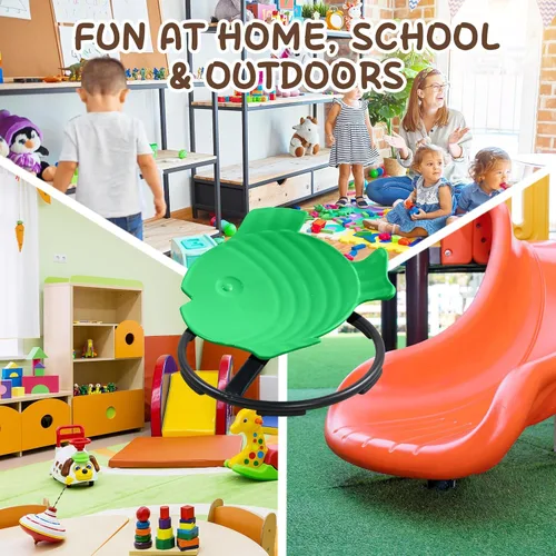 Miniatura 6 de Silla giratoria para niños autistas, juguetes sensoriales para niños con autismo, silla giratoria sensorial de 360°, asiento giratorio