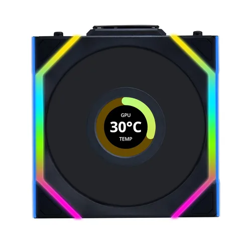 Miniatura 15 de Lian Li UNI Fan SL Inalámbrico (Pala Invertida) 120mm Ventilador ARGB - Paquete Triple - Señal Inalámbrica de 2.4 GHz para Control de RGB