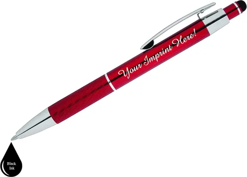 Miniatura 4 de Bolígrafos personalizados con lápiz capacitivo – The Prestige Metal Pen – Bolígrafos personalizados con nombre impreso con tinta negra