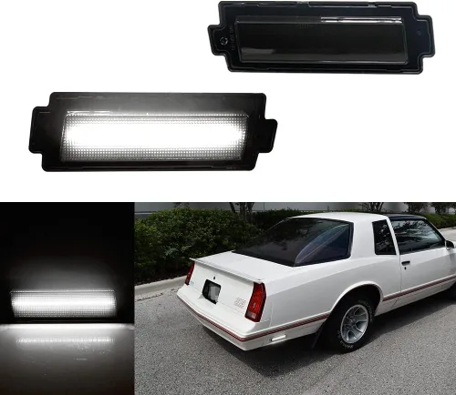 Miniatura 17 de Compatible con 1981 1982 1983 1984 1985 1986 1987 1988 Chevy Monte Carlo SS luces de señal de marcador de parachoques lateral ámbar Led lente Lente