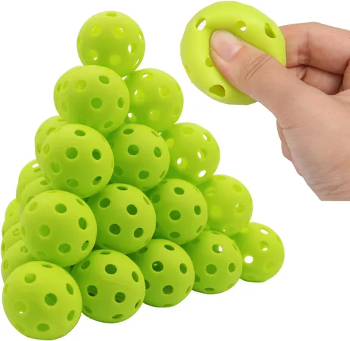 Miniatura 8 de Pelotas de golf de plástico [antigrietas] Pelotas de golf de entrenamiento suaves de 1.654 in para práctica de columpio, pelotas de golf para patio