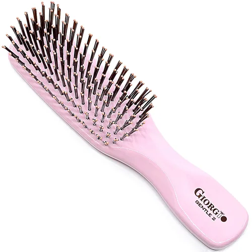 Miniatura 15 de Giorgio Cepillo desenredante suave para el cabello, cerdas de doble longitud para hombres, cabello fino y grueso, masajeador de cuero cabelludo