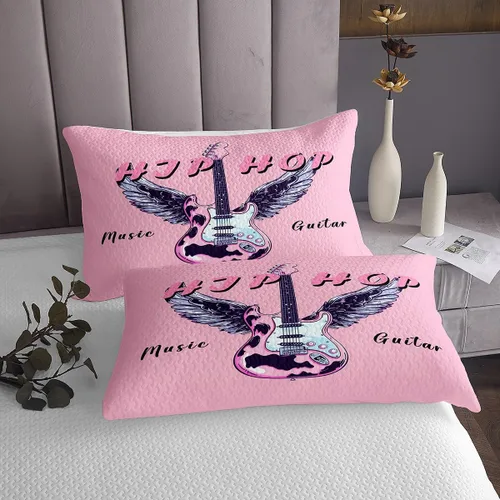 Miniatura 53 de Castle Fairy Cowboy Boots Bedspread Twin Size Bohemia Musical Guitar Coverlet Set Boys Bedroom Present Western Rustic Cowgirl Decor Bedding Set