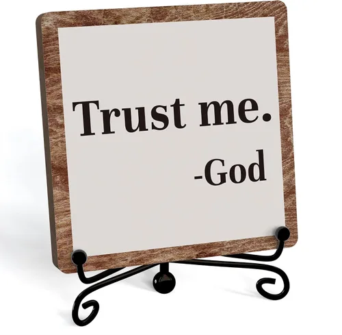 Miniatura 77 de Decoración Inspiradora Cristiana para Escritorio, Letrero "Dios Todavía Está Escribiendo Tu Historia", Decoración de Escritorio para Oficina, Hogar