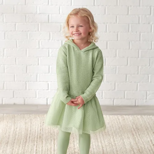 Miniatura 8 de Gerber Vestido tipo suéter para bebés y niñas pequeñas con falda de tul