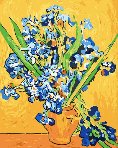 Miniatura 7 de YEESAM Art Pintura por números para adultos, pesca en primavera, 16 x 20 pulgadas, lienzo de lino, acrílico, kit de pintura numérica para bricolaje