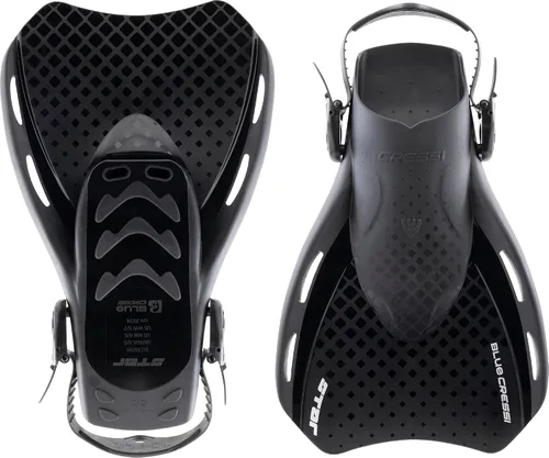 Miniatura 8 de Cressi Traveler Set - Adult Snorkel Set Wide View Mask, Dry Top Snorkel and Fins - Comfortable and Light - Designed in Italy Negro / transparente