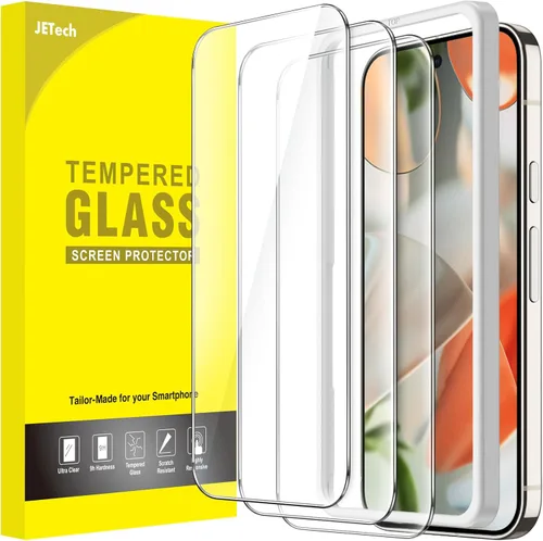 Miniatura 11 de JETech Protector de pantalla para Google Pixel 7, película de vidrio templado con herramienta de fácil instalación, compatible con huellas