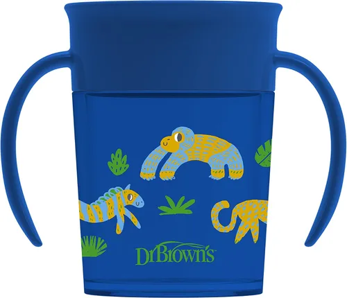Miniatura 10 de Dr. Brown's Milestones™ Cheers360™ Taza, azul, de 7 oz (Paquete de 3)