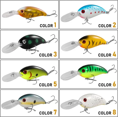 Miniatura 9 de Fishing Lures Shallow Deep Diving Swimbait Crankbait Fishing Wobble Multi Jointed Hard Baits for Bass Trout Freshwater and Saltwater