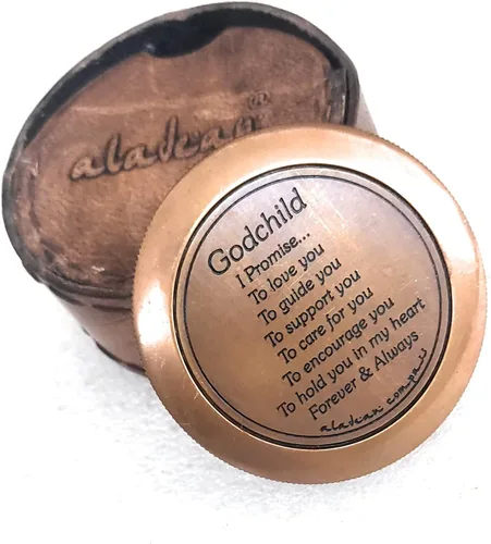 Miniatura 3 de Regalo para la brújula ahijada Ahijada ahijada – I Promise to Love You, regalos de bautismo, confirmación de comunión cristiana, regalos