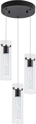Miniatura 24 de Iluminación Colgante para Isla de Cocina, Lámpara de Araña para Techo Alto, Accesorios de Iluminación de Lámpara de Araña Moderna, Lámpara de Araña