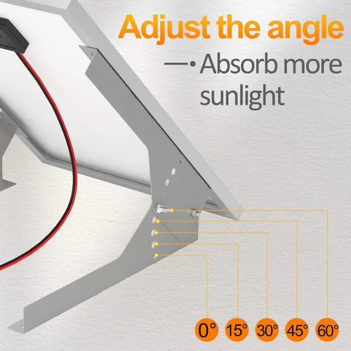 Miniatura 6 de Kit de panel solar de 30 W de 12 V, cargador de panel solar monocristalino fuera de la red con controlador impermeable inteligente + soporte