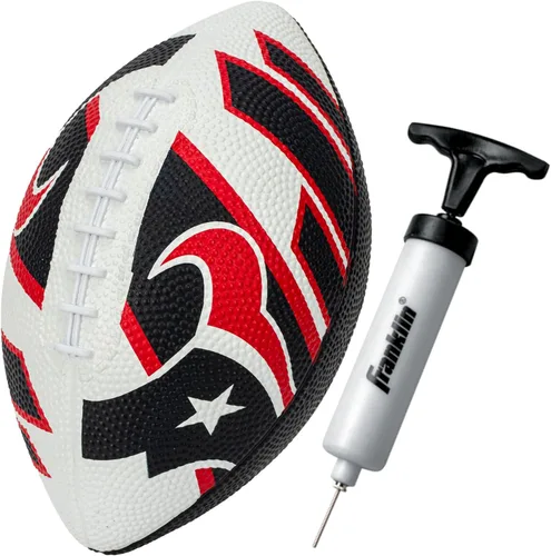Miniatura 8 de Franklin Sports NFL Team Footballs - Rubber Youth Mini Balls for All Teams - Kids 8.5" Football + Air Pump Sets - Official NFL Licensed