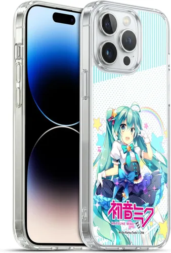 Miniatura 156 de Head Case Designs Licencia Oficial Hatsune Miku Gráficos Lindos Carcasa de Gel [Protección de Grado Militar] Compatible con Apple iPhone 7