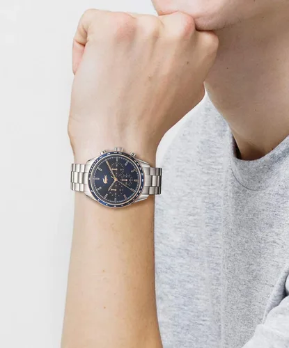 Miniatura 4 de Lacoste Reloj Boston de cuarzo para hombre con correa de acero inoxidable plata 20 Modelo 2011081 Plateado Reloj de cuarzo cronógrafo