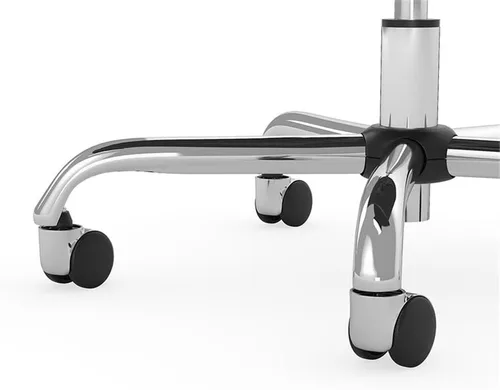 Miniatura 6 de Bush Business Furniture London - Silla de cuero con respaldo medio en gris lavado, solución de asiento moderna para el hogar o el espacio de trabajo