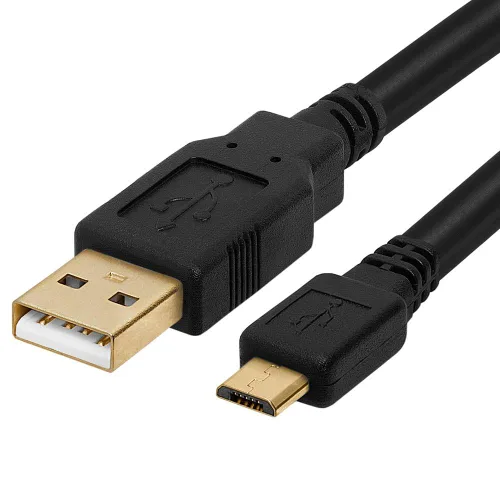 Miniatura 6 de Cmple - Cable micro USB macho a macho de 6 pies Cable de carga Micro USB de sincronización de datos Cable USB a USB para teléfono Android, portátil