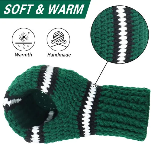 Miniatura 2 de Guantes de lana FunisFun para cerveza, guante tejido para beber con costuras para regalo de broma de elefante blanco, idea para fiestas previas al