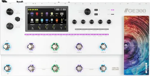 Miniatura 8 de MOOER Procesador de múltiples efectos GE250 con bucle FX, captura de tono, función MIDI, ecualizador global, máquina de batería, looper estéreo
